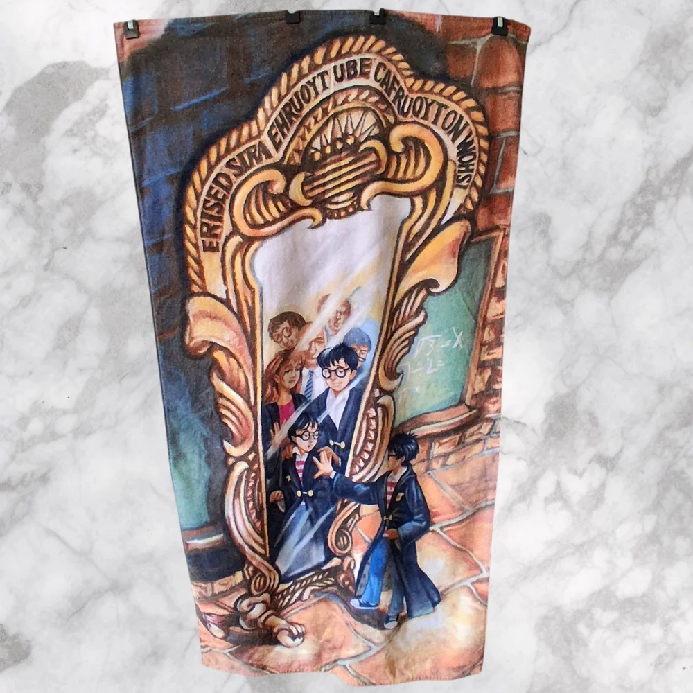 Harry Potter Mirror of Erised Vintage Towel Beach  Warner Brothers 2000